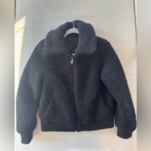 Banana Republic Black Sherpa Jacket